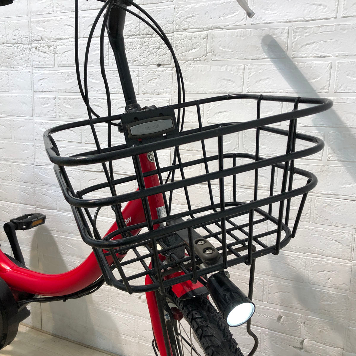 中古電動自転車 ヤマハ PAS Babby パス バビー レッド 20インチ YB017