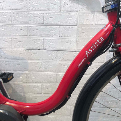 ブリヂストン アシスタDX レッド 26インチ YG059 【中古車】