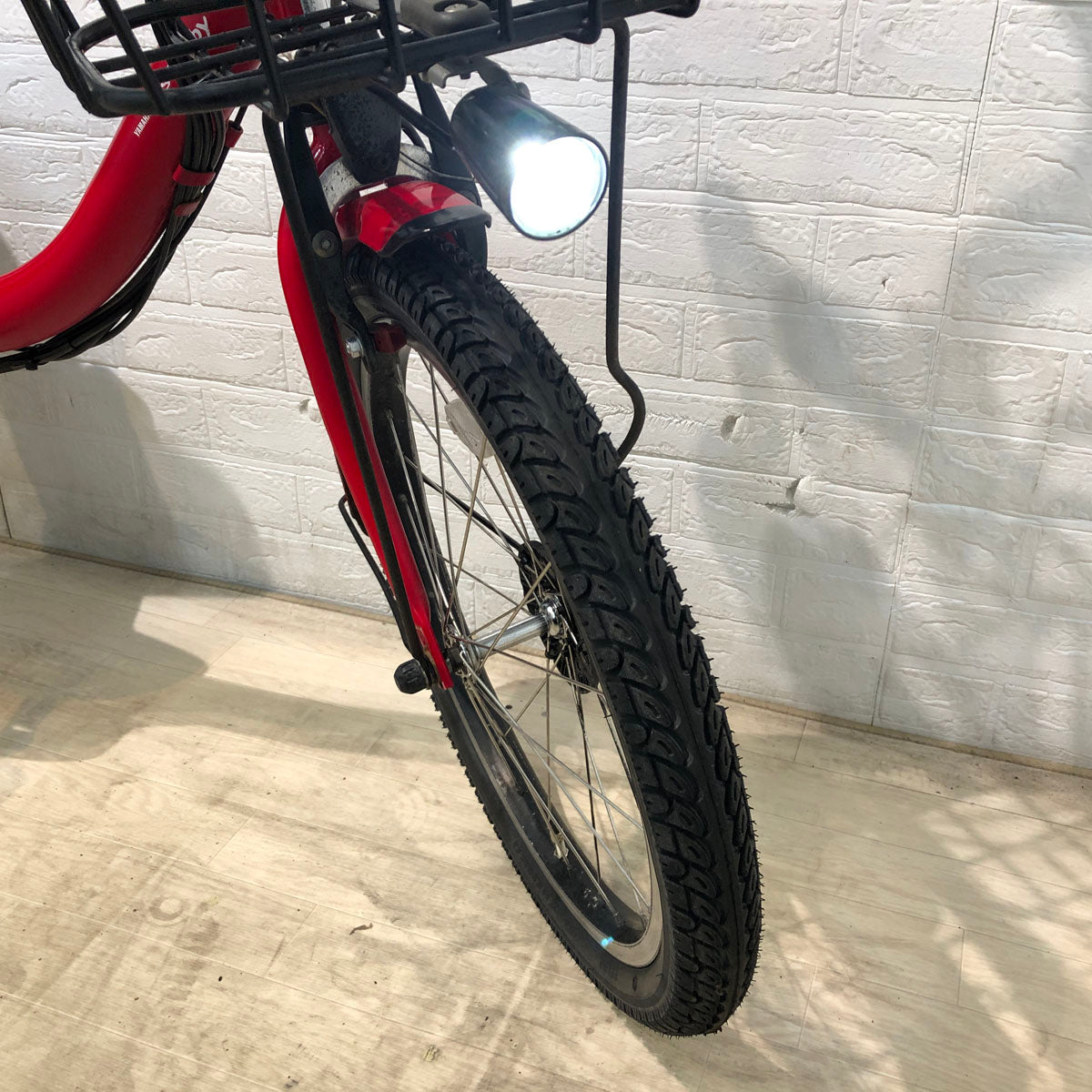 中古電動自転車 ヤマハ PAS Babby パス バビー レッド 20インチ YB017