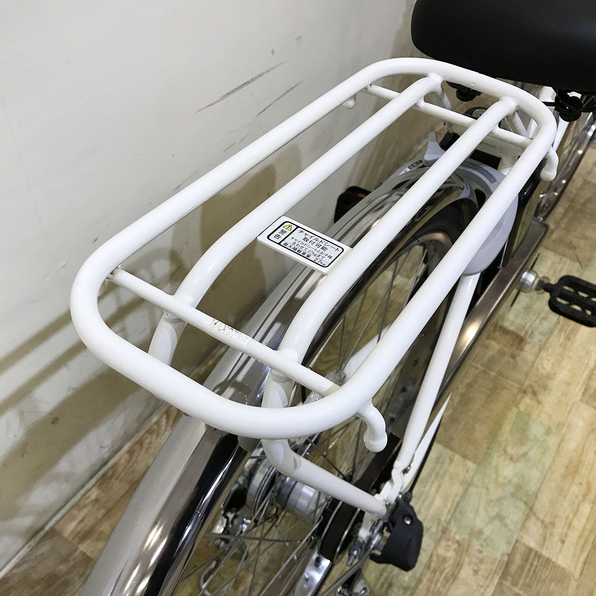 中古電動自転車 ブリヂストン カジュナ e ホワイト 26インチ KF056 