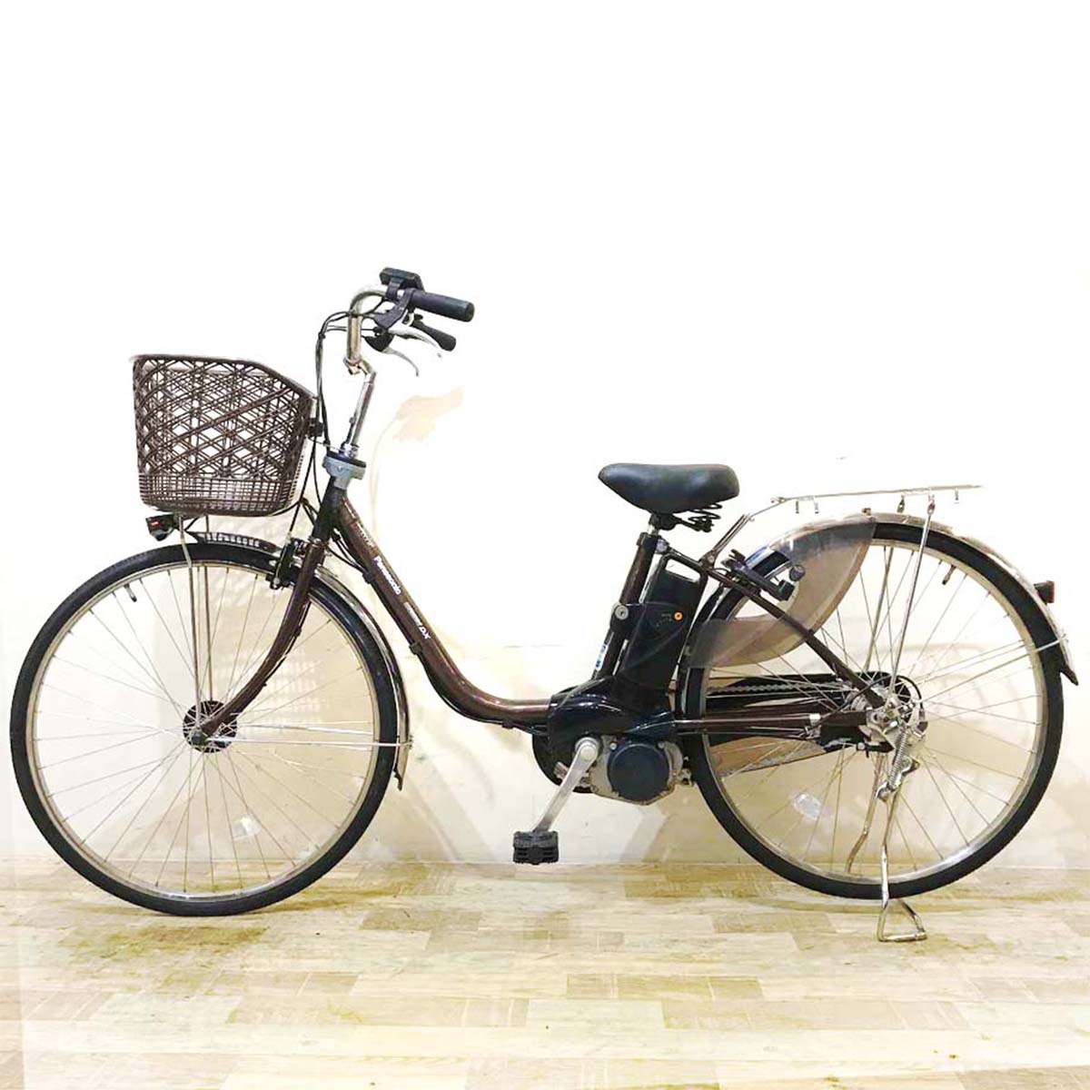 中古電動自転車 パナソニック ビビ DX ブラウン 26インチ KA029 【中古車】  