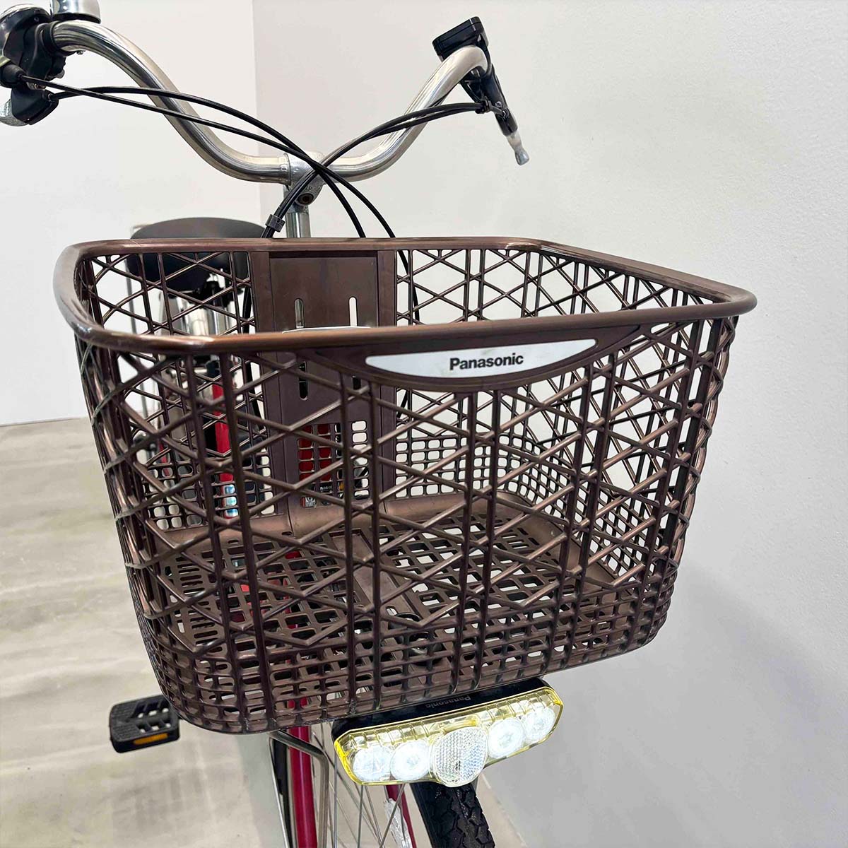 中古電動自転車 パナソニック ビビDX レッド 26インチ YJ081