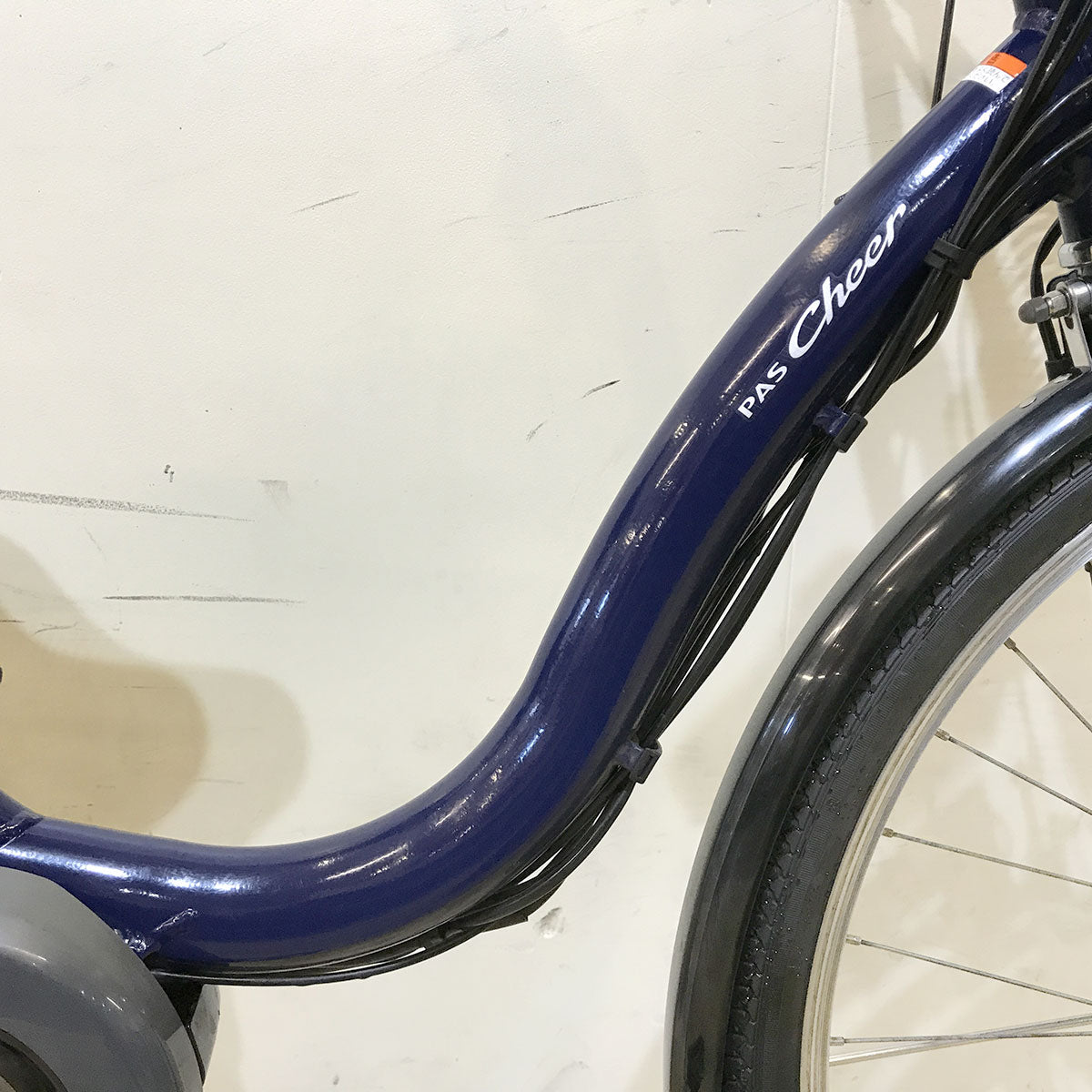 【１万円引き！】ヤマハ PAS Cheer パス チア ネイビー 26インチ KF057 【中古車】