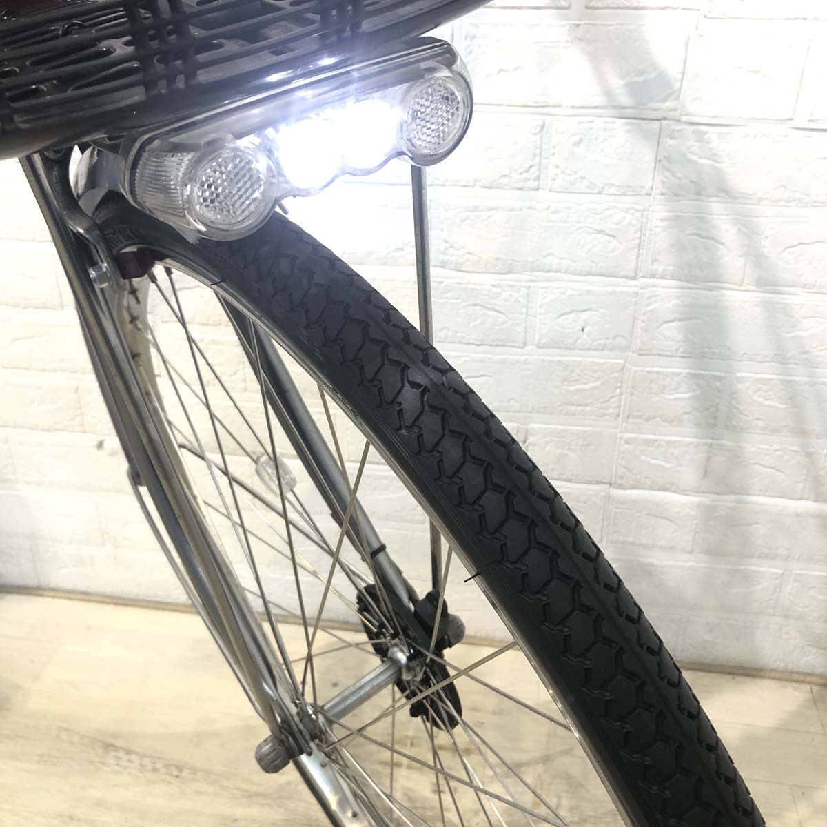 中古電動自転車 ブリヂストン アシスタDX シルバー 26インチ YG060