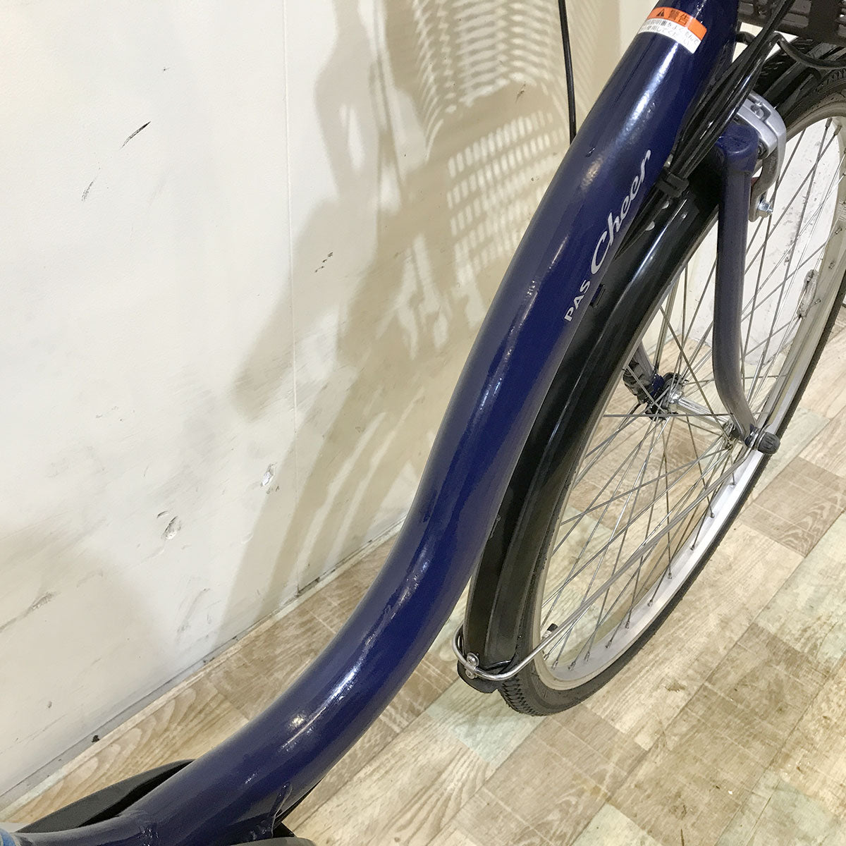 中古電動自転車 ヤマハ PAS Cheer パス チア ネイビー 26インチ KF057 