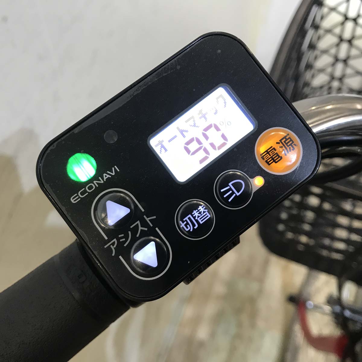中古電動自転車 パナソニック ビビ DX レッド 26インチ KA030  