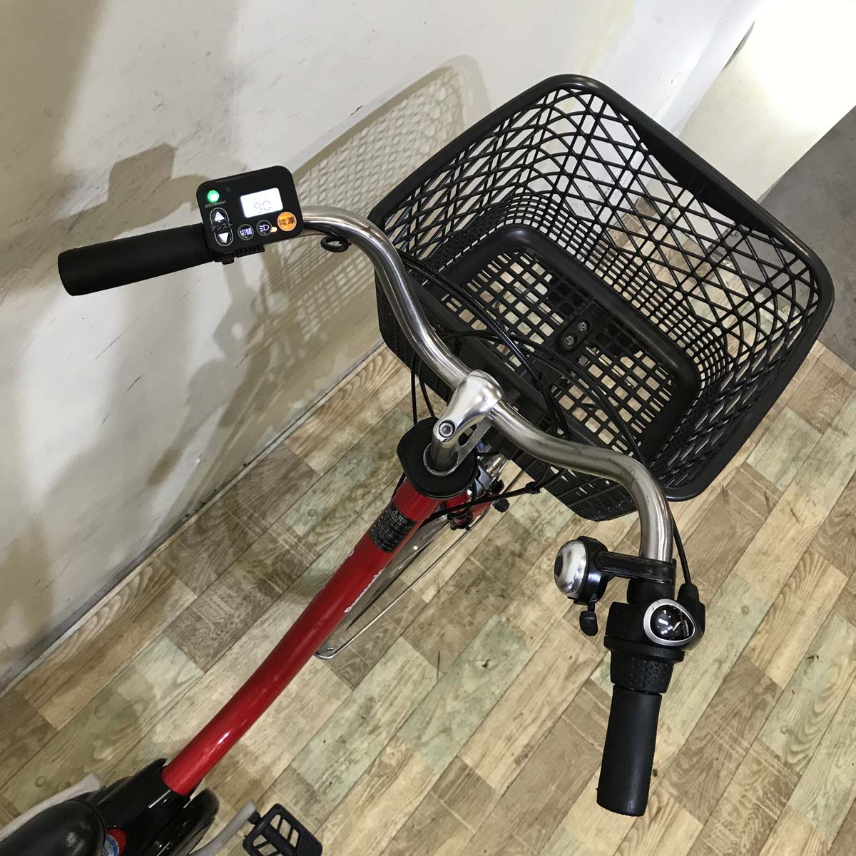 中古電動自転車 パナソニック ビビ DX レッド 26インチ KA030  