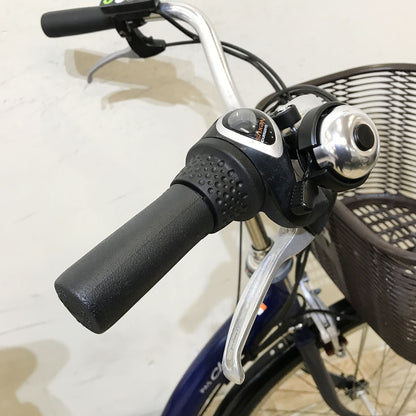 【１万円引き！】ヤマハ PAS Cheer パス チア ネイビー 26インチ KF057 【中古車】