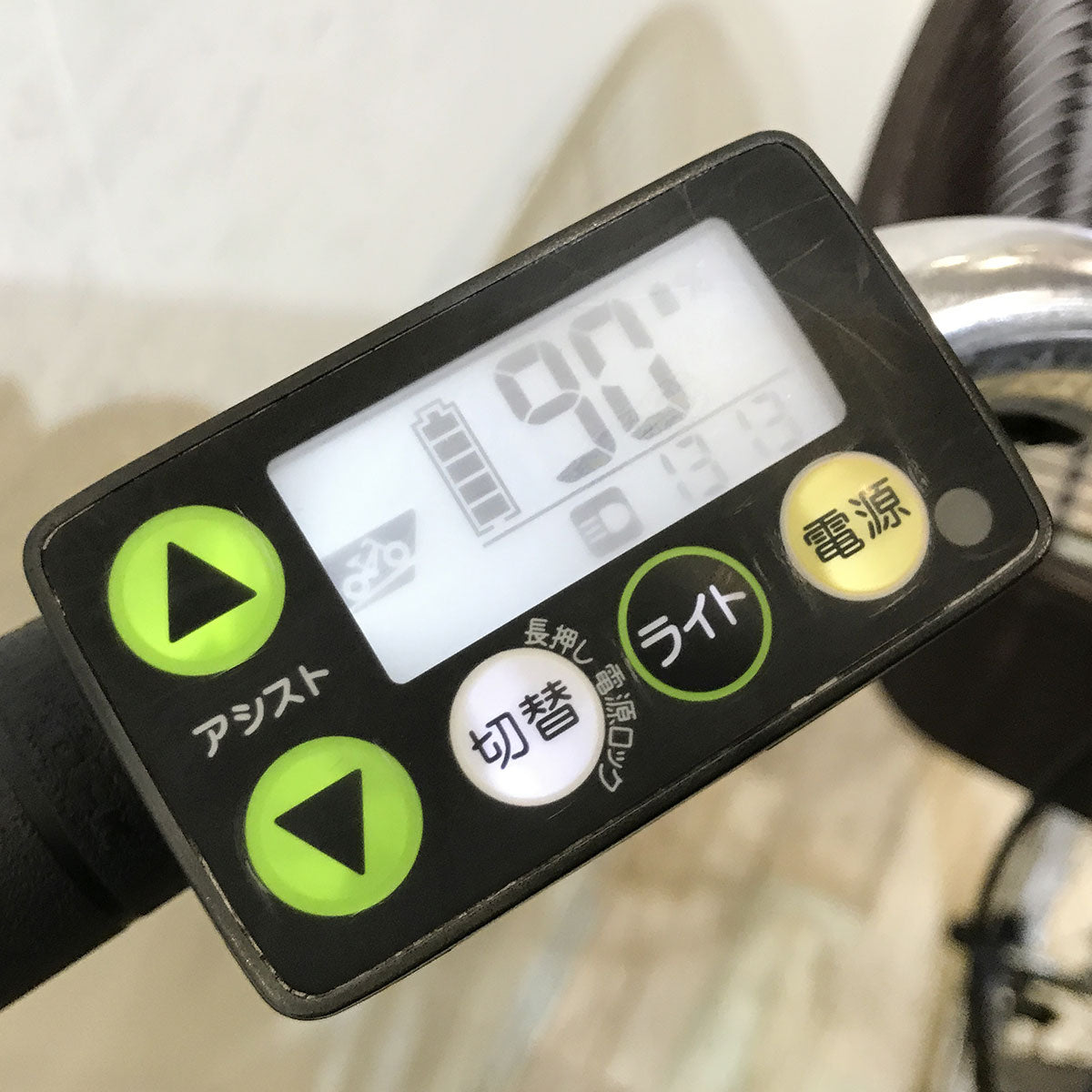 中古電動自転車 ヤマハ PAS Cheer パス チア ネイビー 26インチ KF057 