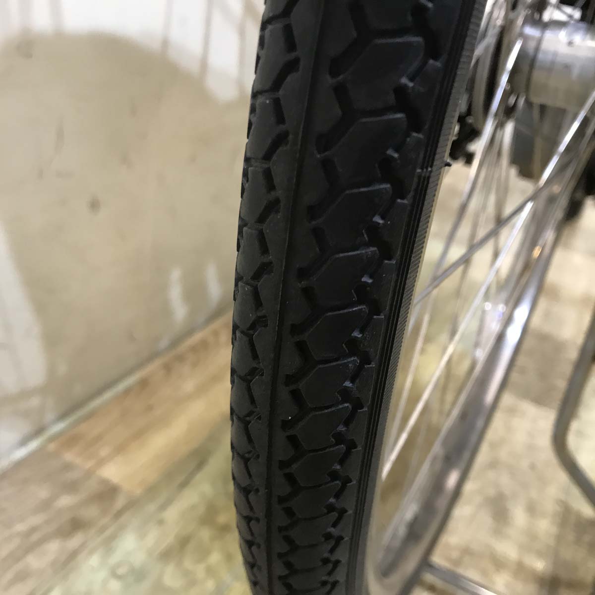 中古電動自転車 パナソニック ビビ DX レッド 26インチ KA030  