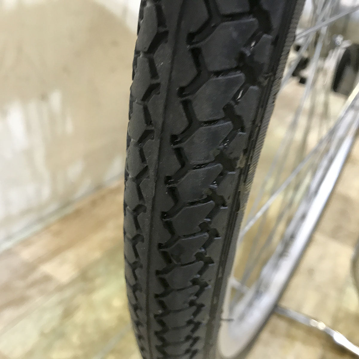 中古電動自転車 ヤマハ PAS Cheer パス チア ネイビー 26インチ KF057 