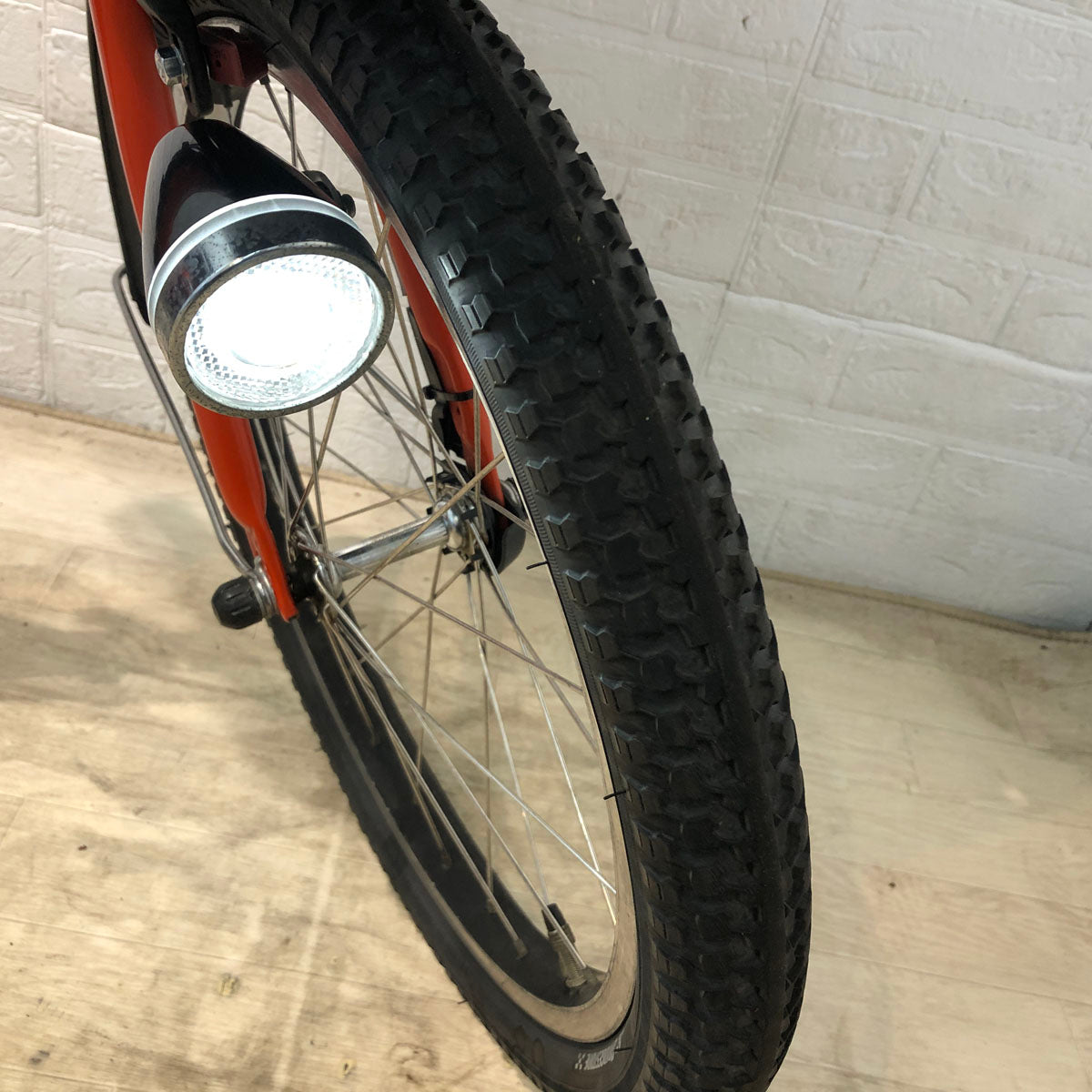 中古電動自転車 ブリヂストン アンジェリーノプティット e オレンジ 20インチ YB019