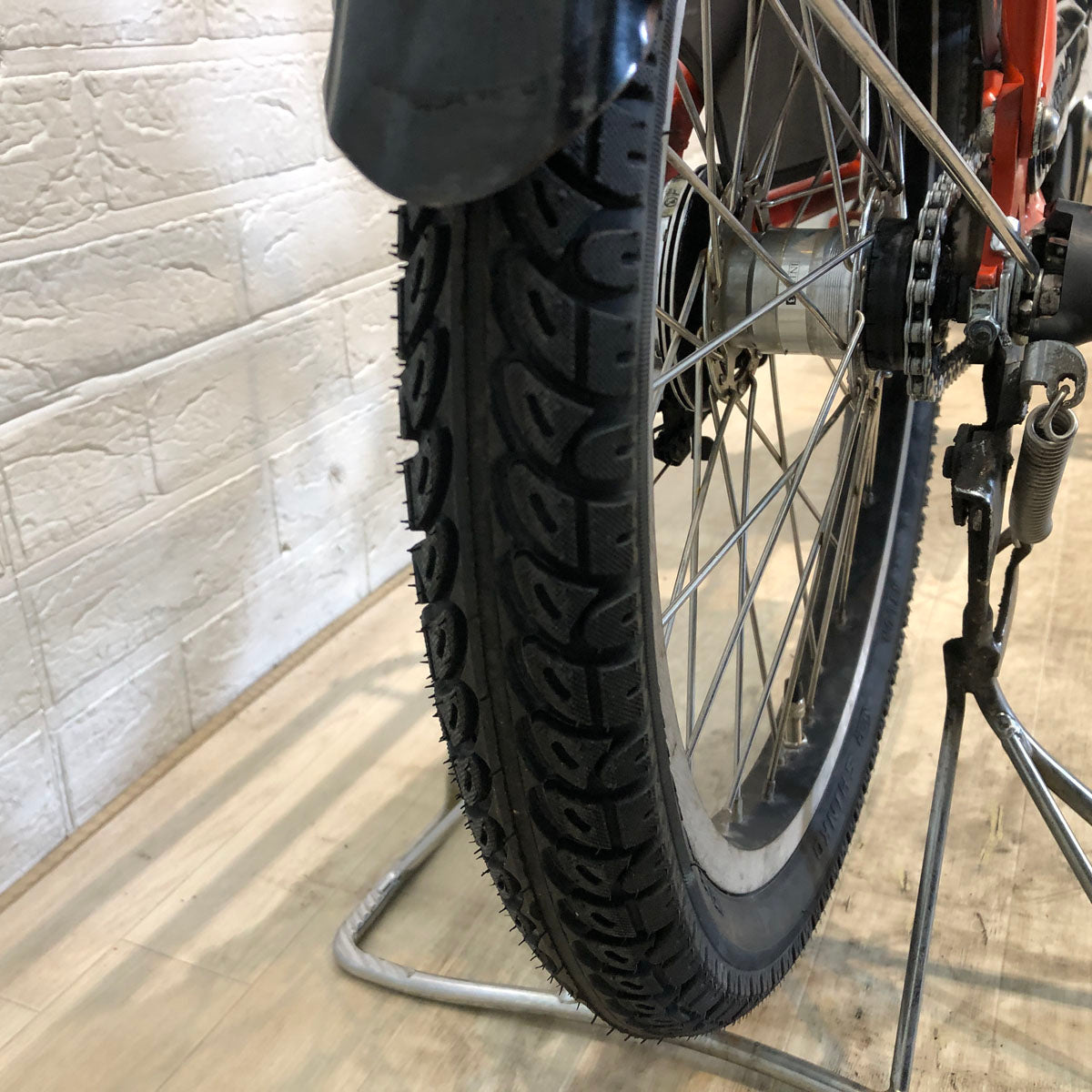 中古電動自転車 ブリヂストン アンジェリーノプティット e オレンジ 20インチ YB019