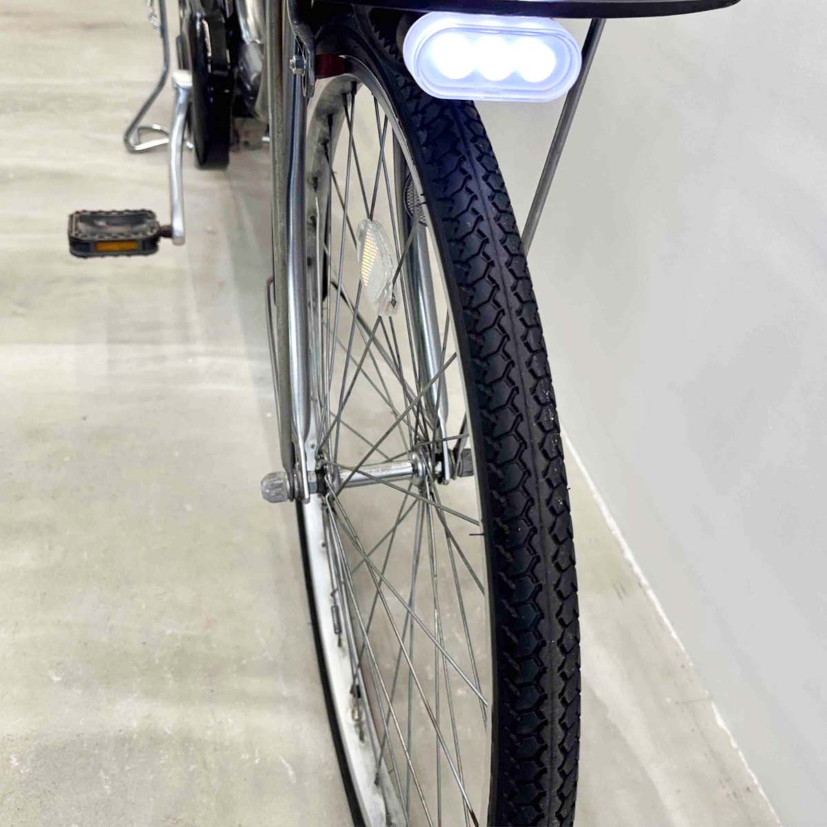中古電動自転車 ブリヂストン アシスタベーシック シルバー 24インチ YJ082