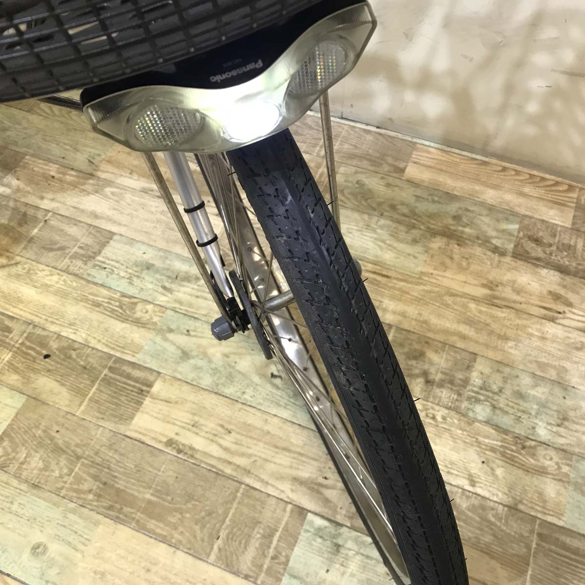 中古電動自転車 パナソニック ビビ DX シルバー 24インチ KA031