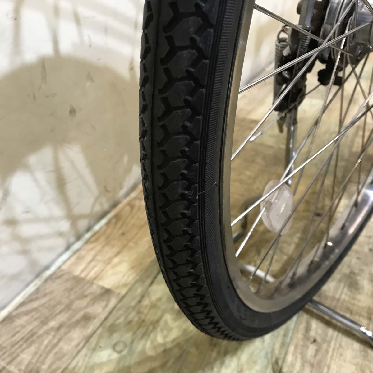 中古電動自転車 パナソニック ビビ DX シルバー 24インチ KA031