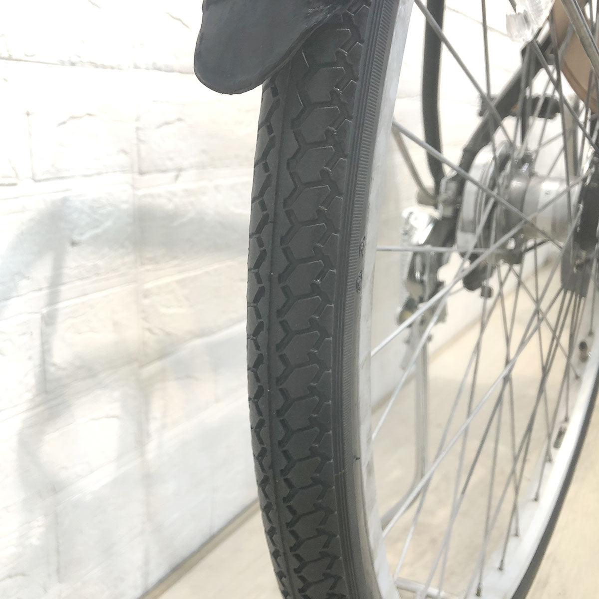 中古電動自転車 ブリヂストン アシスタ ベーシック カーキ 26インチ YG061