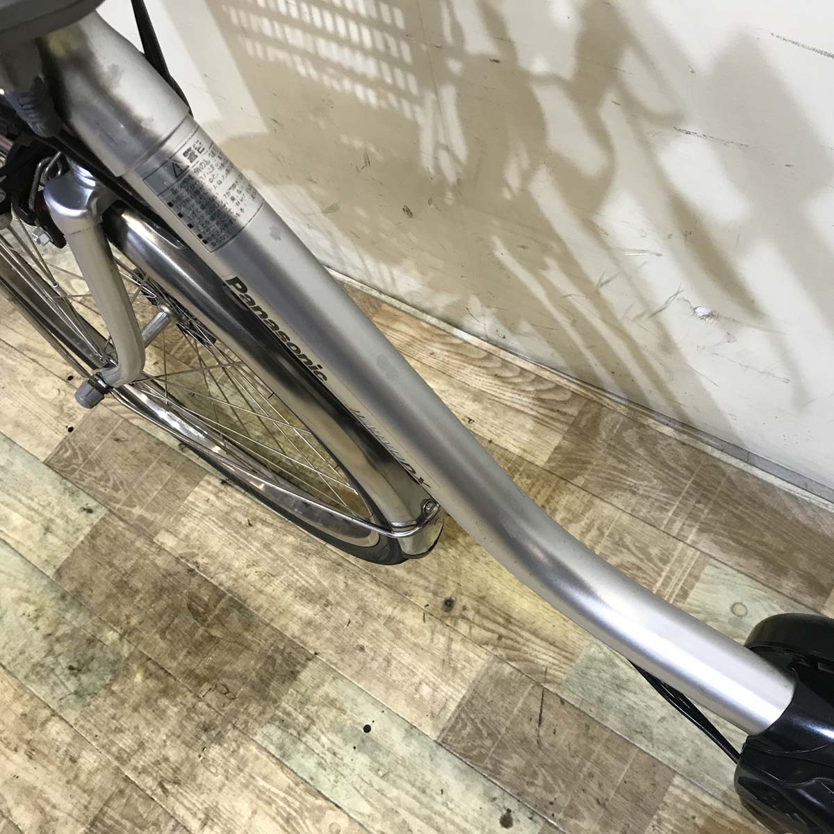 中古電動自転車 パナソニック ビビ DX シルバー 24インチ KA031