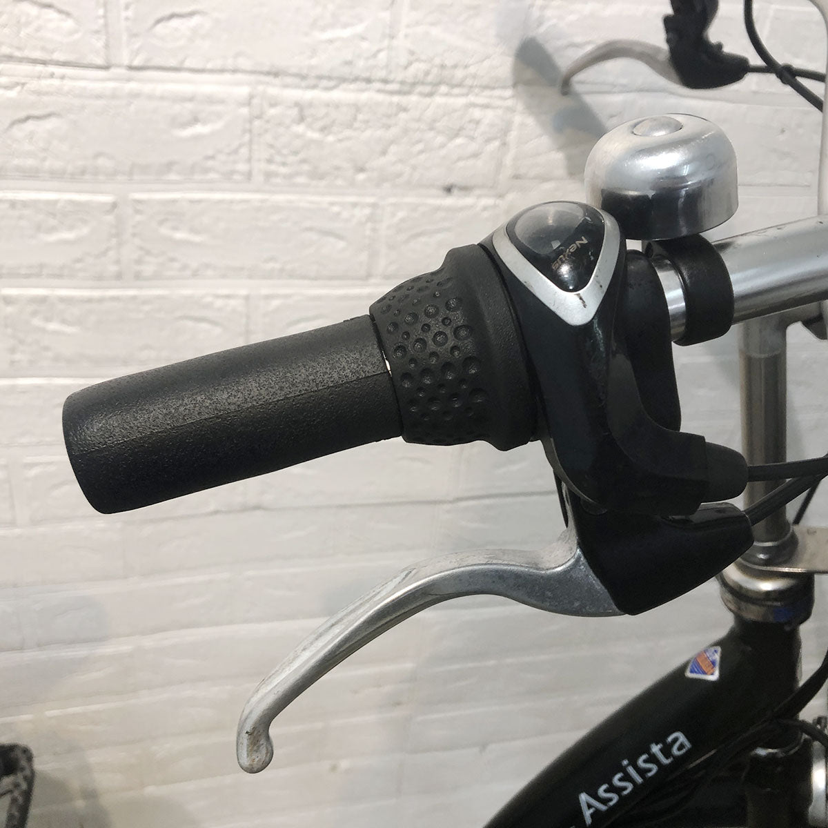 中古電動自転車 ブリヂストン アシスタ ベーシック カーキ 26インチ YG061