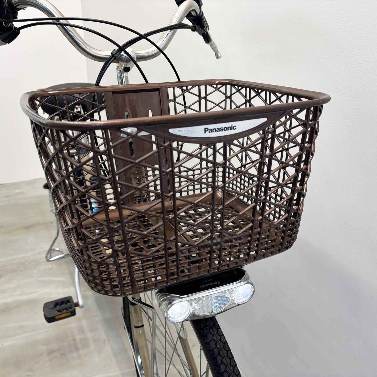 中古電動自転車 パナソニック ビビFX ベージュ 26インチ YJ083