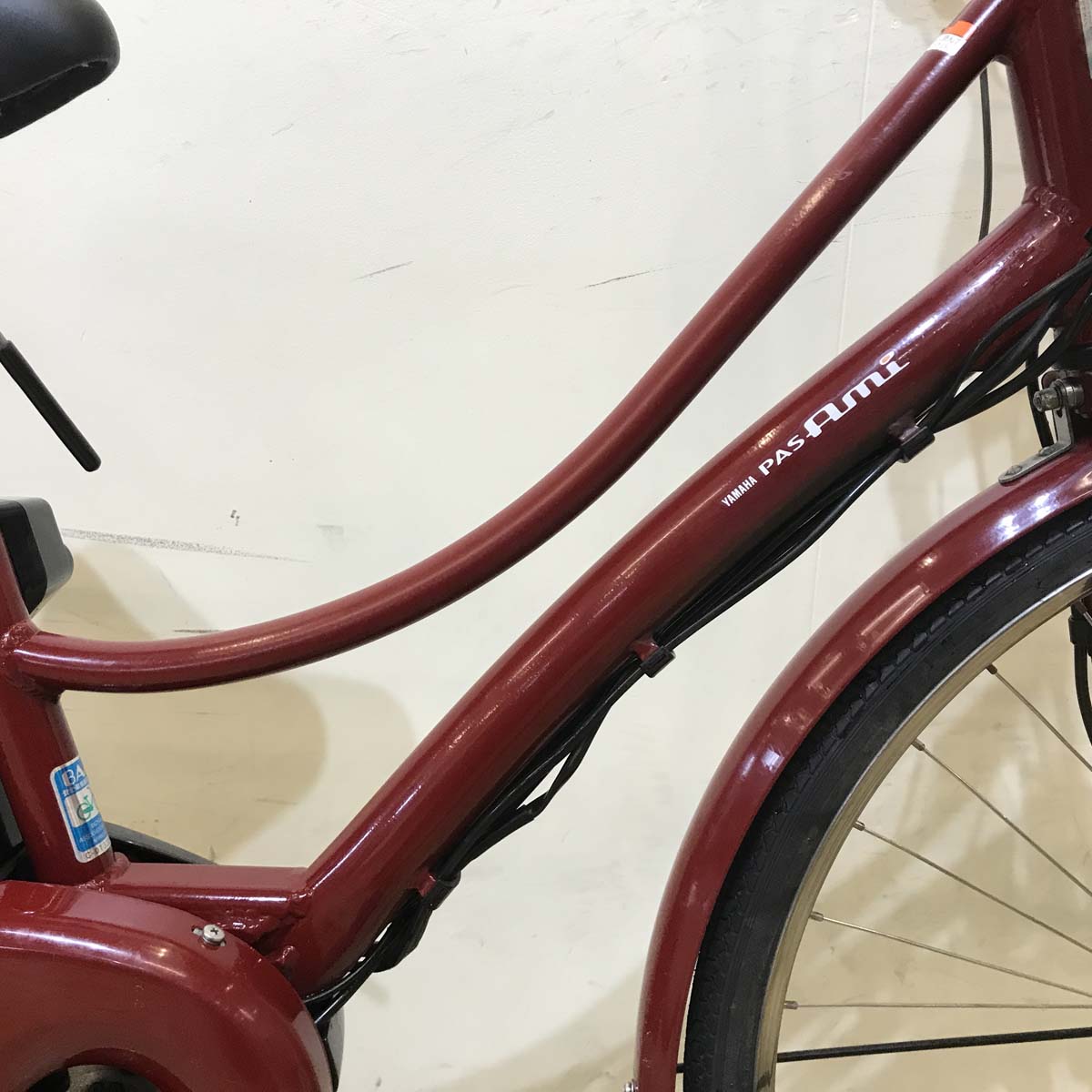 中古電動自転車 ヤマハ PAS Ami パス アミ レッド 26インチ KA032