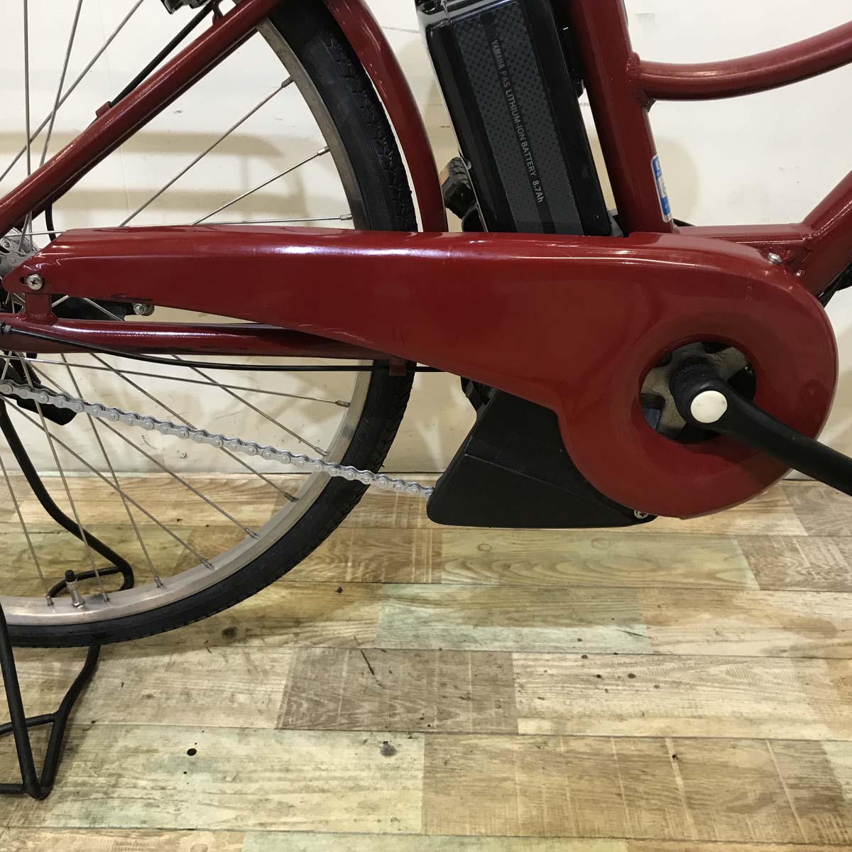 中古電動自転車 ヤマハ PAS Ami パス アミ レッド 26インチ KA032