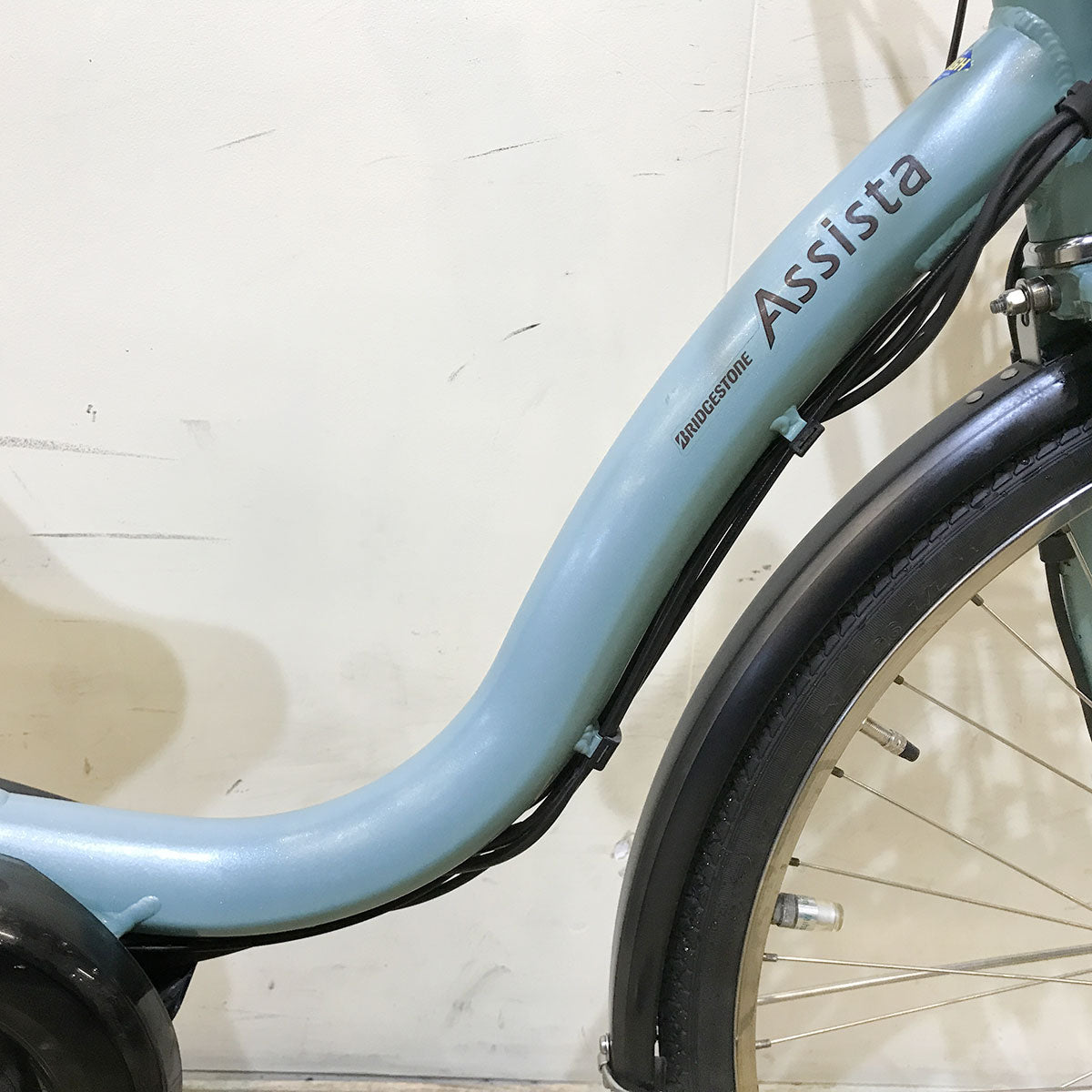 中古電動自転車 ブリヂストン アシスタ DX ミント 26インチ KF059