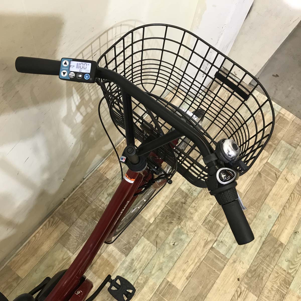 中古電動自転車 ヤマハ PAS Ami パス アミ レッド 26インチ KA032