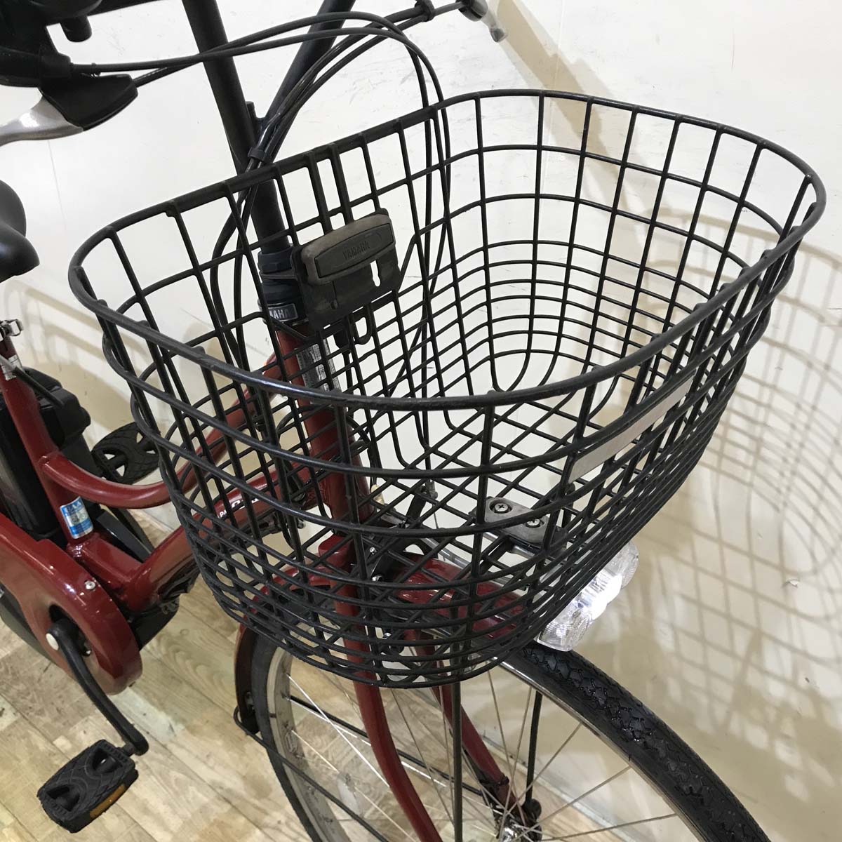 中古電動自転車 ヤマハ PAS Ami パス アミ レッド 26インチ KA032