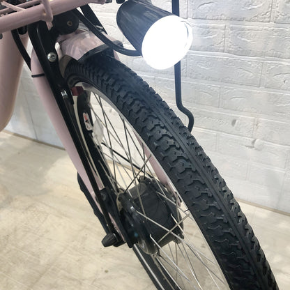 新品バッテリー ブリヂストン ビッケモブdd ピンク 24×20インチ YG062 【中古車】
