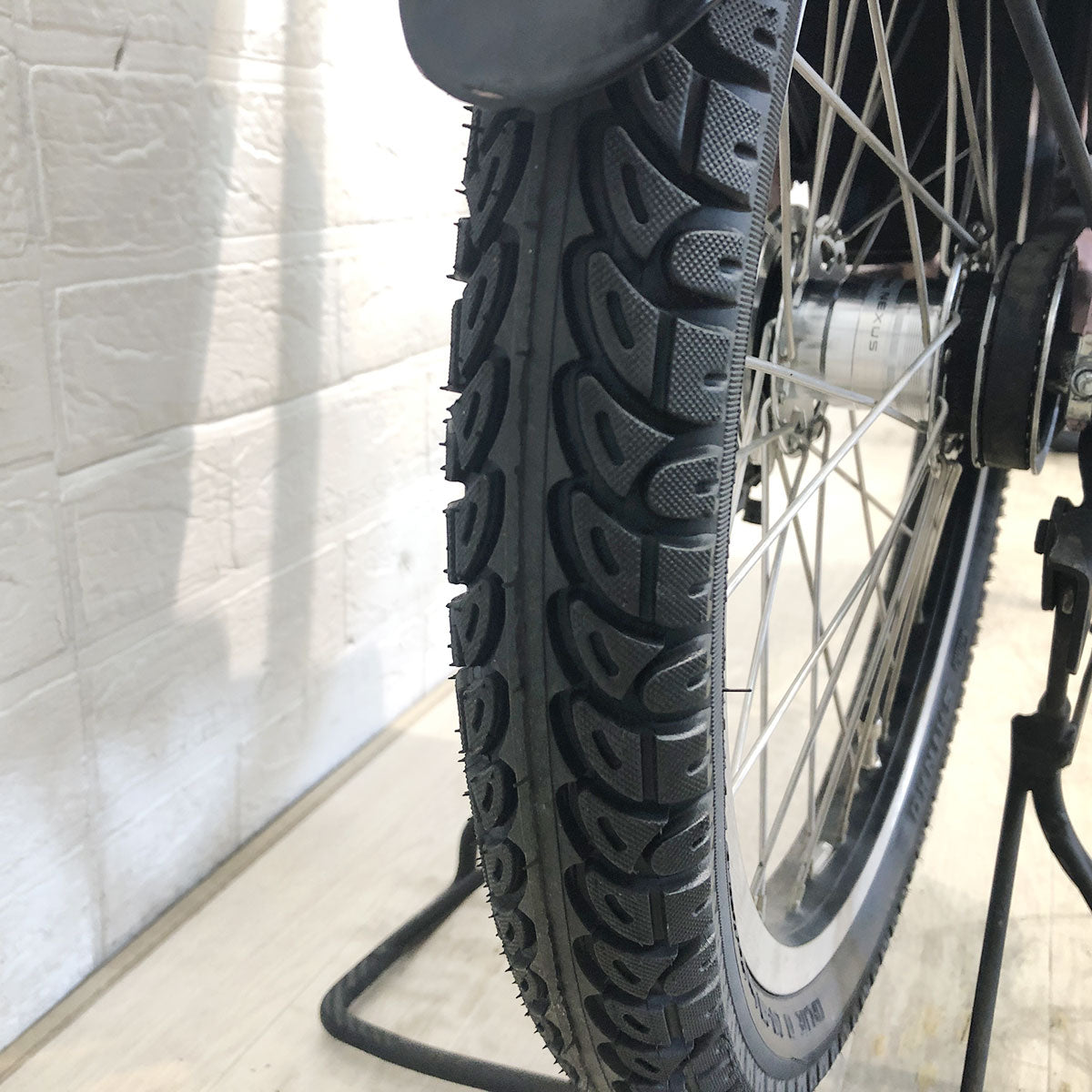 中古電動自転車 新品バッテリー ブリヂストン ビッケモブdd ピンク 24×20インチ YG062
