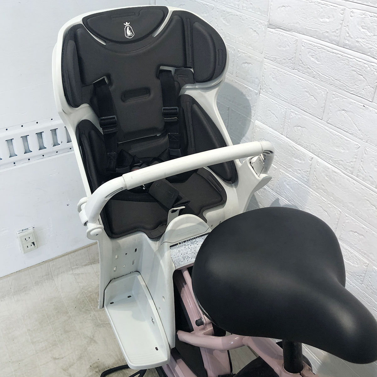 中古電動自転車 新品バッテリー ブリヂストン ビッケモブdd ピンク 24×20インチ YG062
