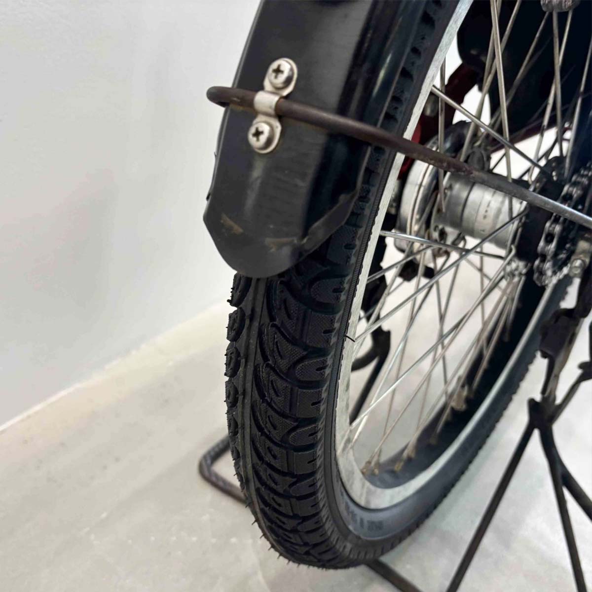 中古電動自転車 新品バッテリー ブリヂストン ビッケポーラーe レッド 20インチ YJ084