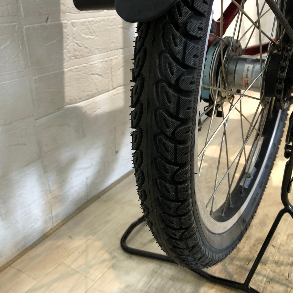 中古電動自転車 ヤマハ PAS Kiss mini XL パス キッス ミニ XL レッド 20インチ YB021