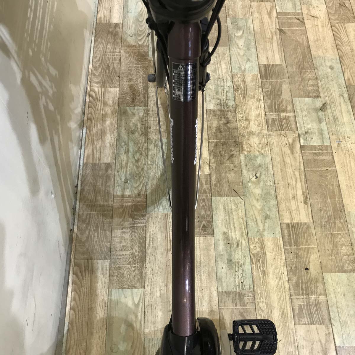 中古電動自転車 パナソニック ビビ DX ブラウン 26インチ KA033