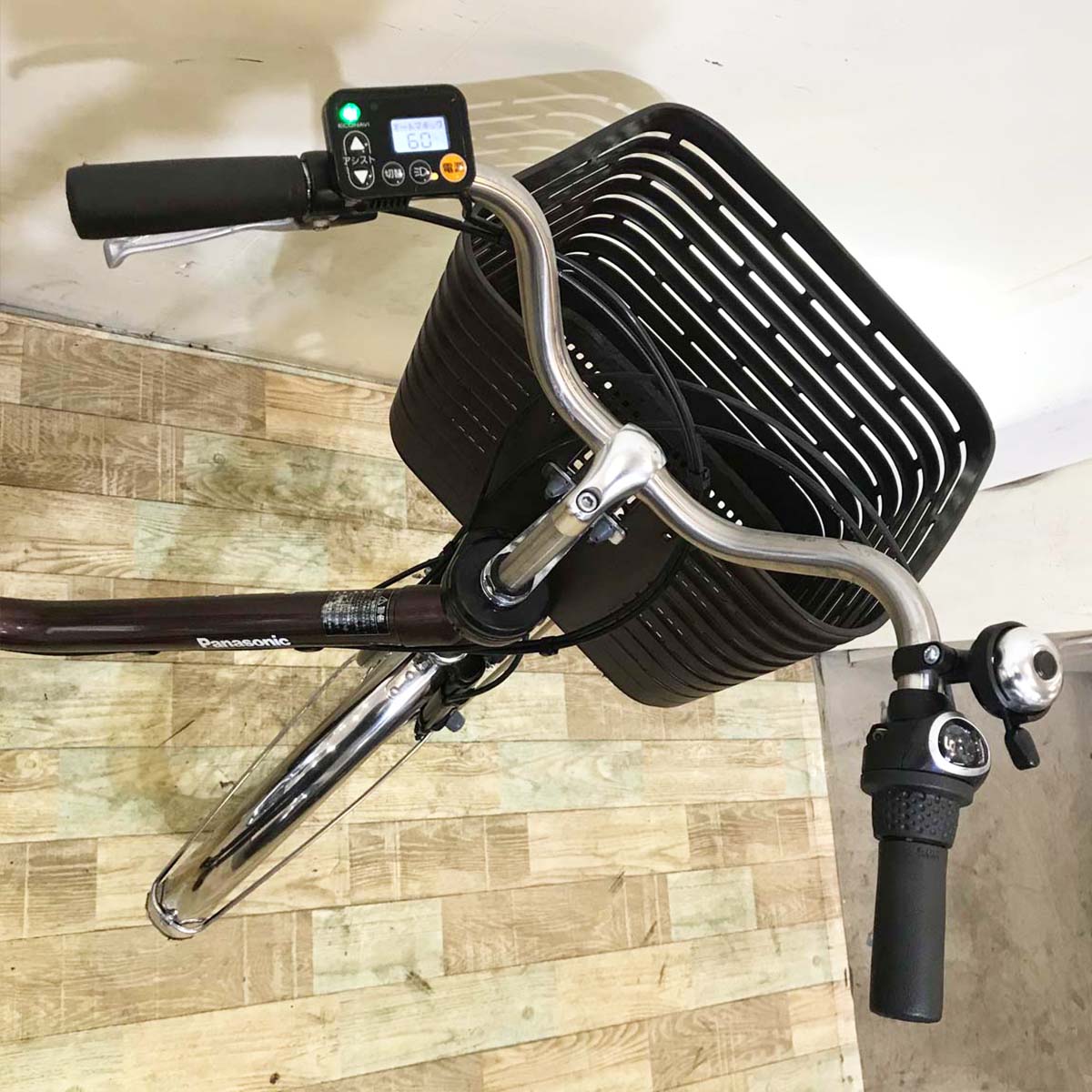 中古電動自転車 パナソニック ビビ DX ブラウン 26インチ KA033