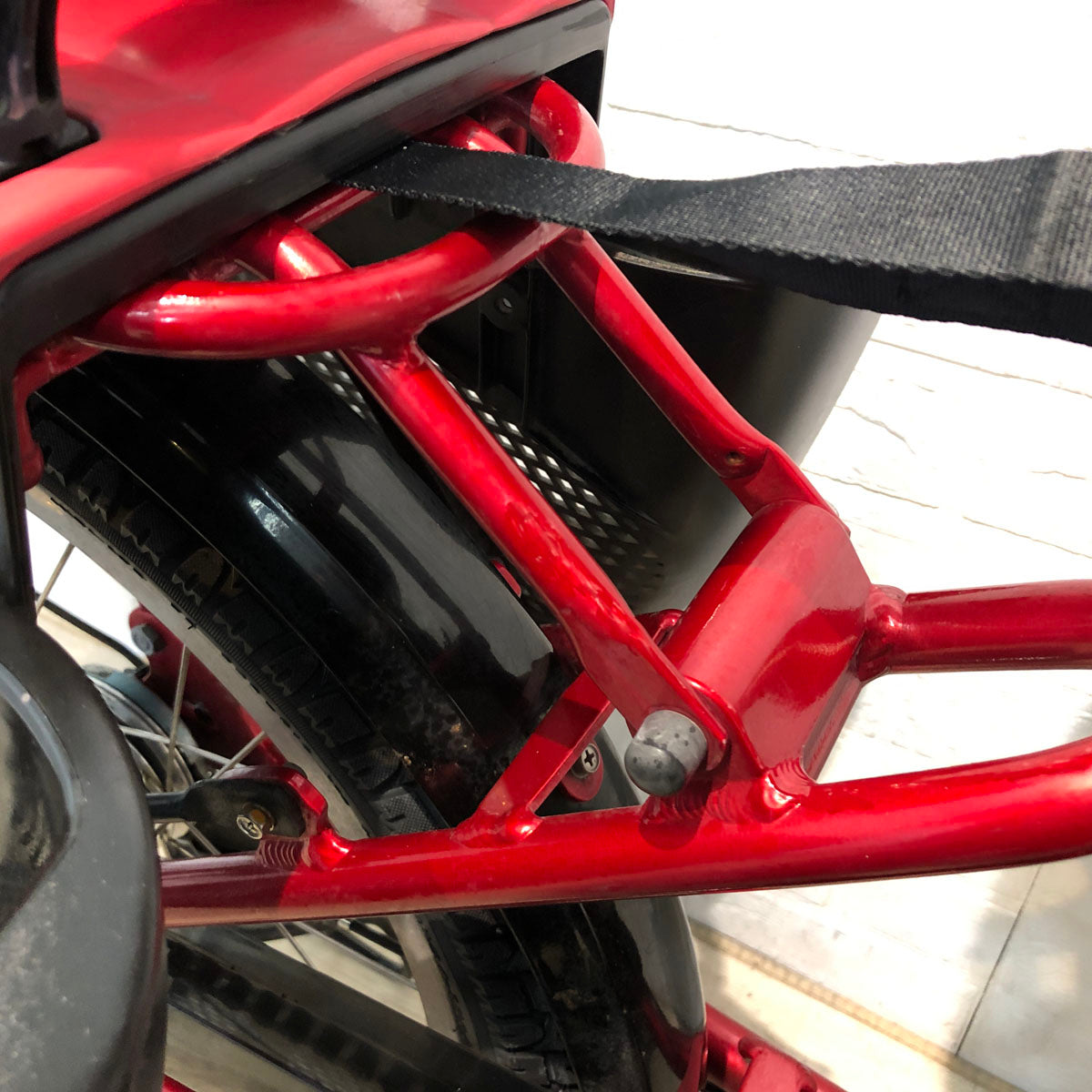 中古電動自転車 ヤマハ PAS Kiss mini XL パス キッス ミニ XL レッド 20インチ YB021