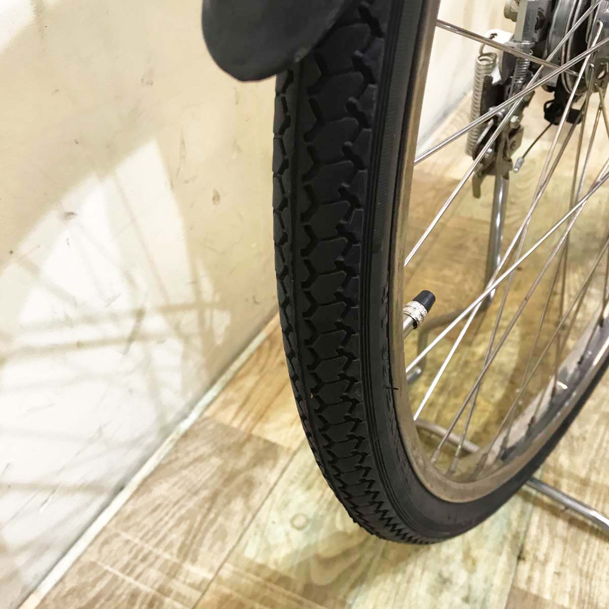 中古電動自転車 パナソニック ビビ DX ブラウン 26インチ KA033