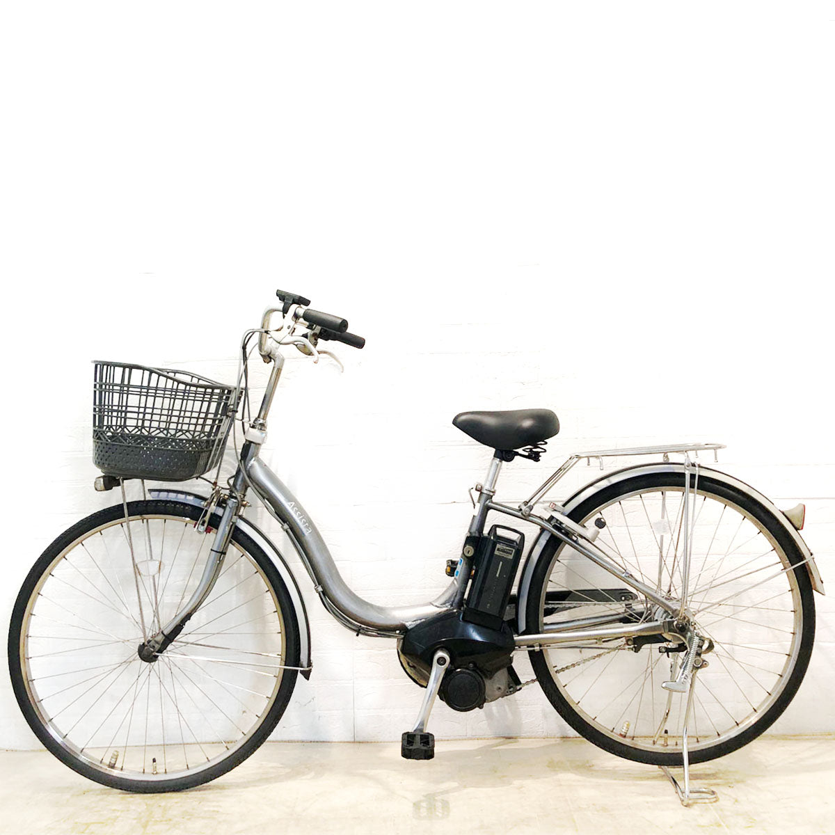 自転車　26インチ　ブリジストン　【中古】 中古電動自転車 ブリヂストン アシスタ ロイヤル ピンク 26インチ