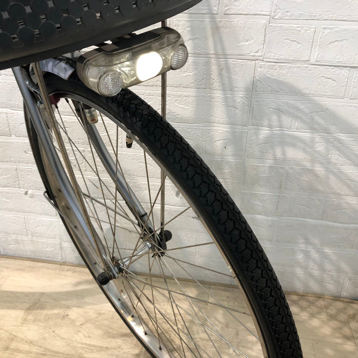 中古電動自転車 ブリヂストン アシスタ DX シルバー 26インチ YB022