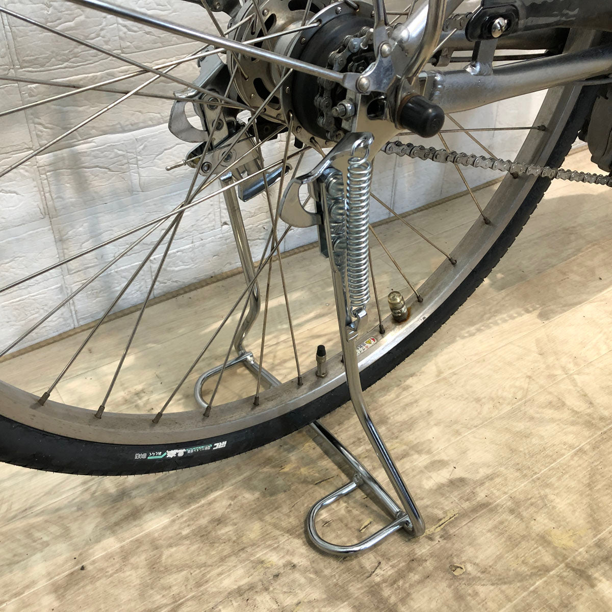 中古電動自転車 ブリヂストン アシスタ DX シルバー 26インチ YB022