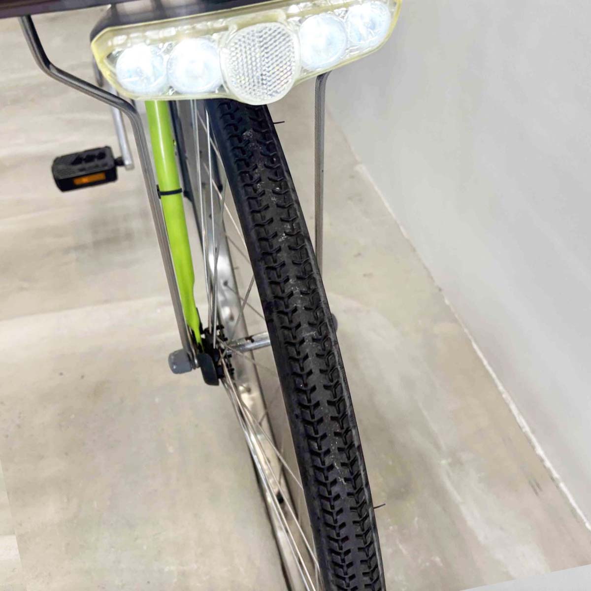 中古電動自転車 パナソニック ビビDX グリーン 24インチ YJ086