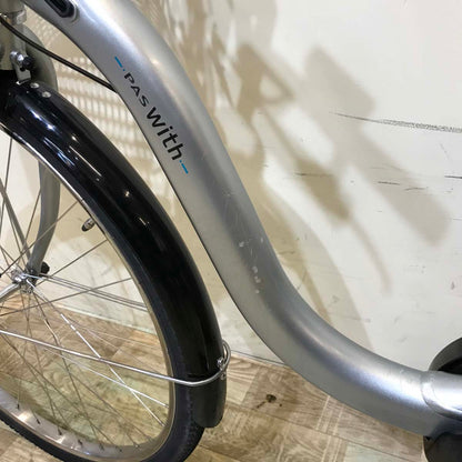 ヤマハ PAS With パス ウィズ シルバー 26インチ KV119【中古車】