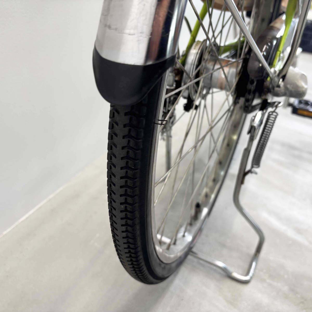 中古電動自転車 パナソニック ビビDX グリーン 24インチ YJ086
