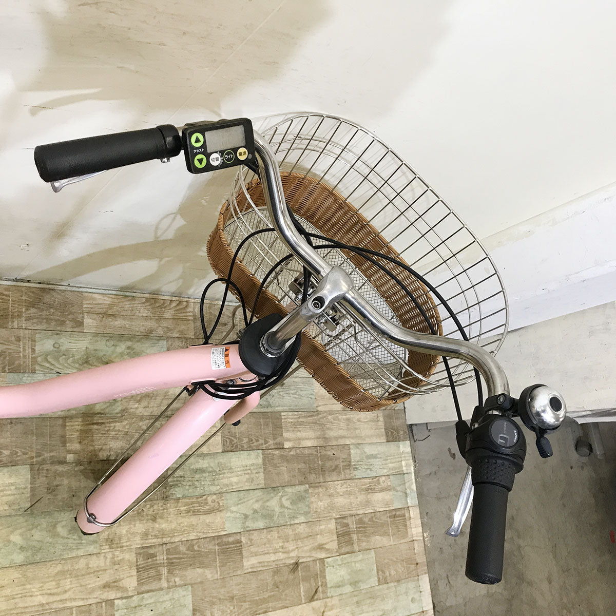 中古電動自転車 ヤマハ PAS With DX パス ウィズ DX ピンク 26インチ KF060 