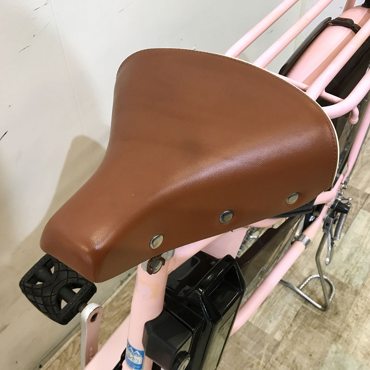中古電動自転車 ヤマハ PAS With DX パス ウィズ DX ピンク 26インチ KF060 