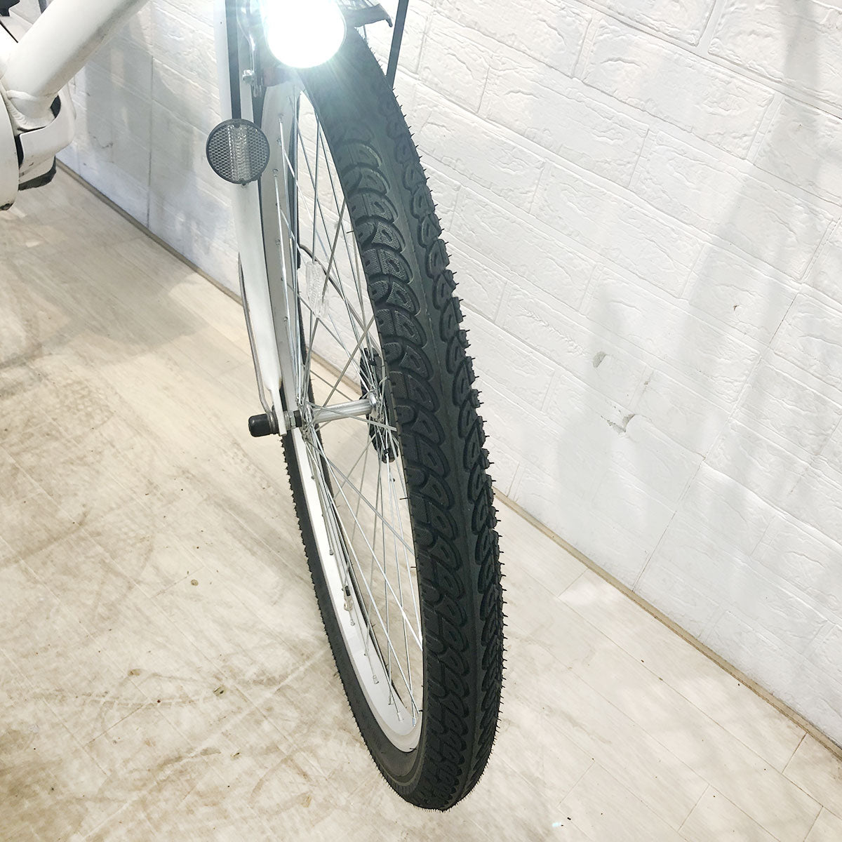 中古電動自転車 ヤマハ PAS Mina パス ミナ ホワイト 26インチ YD080