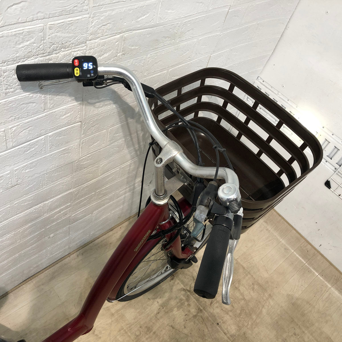 中古電動自転車 ブリヂストン フロンティア ラクット レッド 24インチ YB024