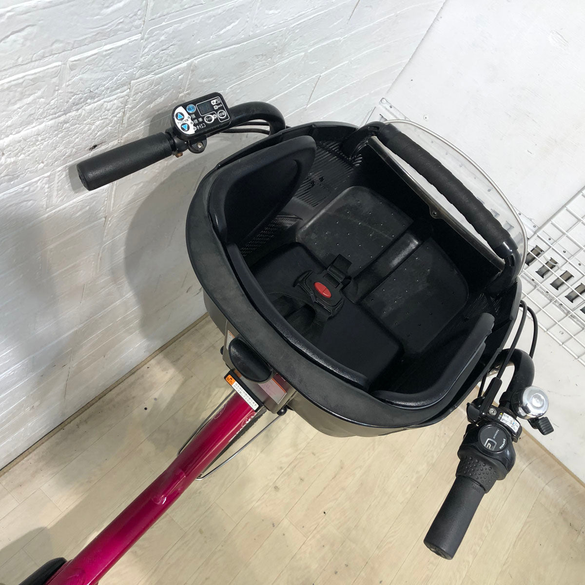 中古電動自転車 新品バッテリー ヤマハ PAS Kiss mini パス キッス ミニ ピンク 20インチ YB025