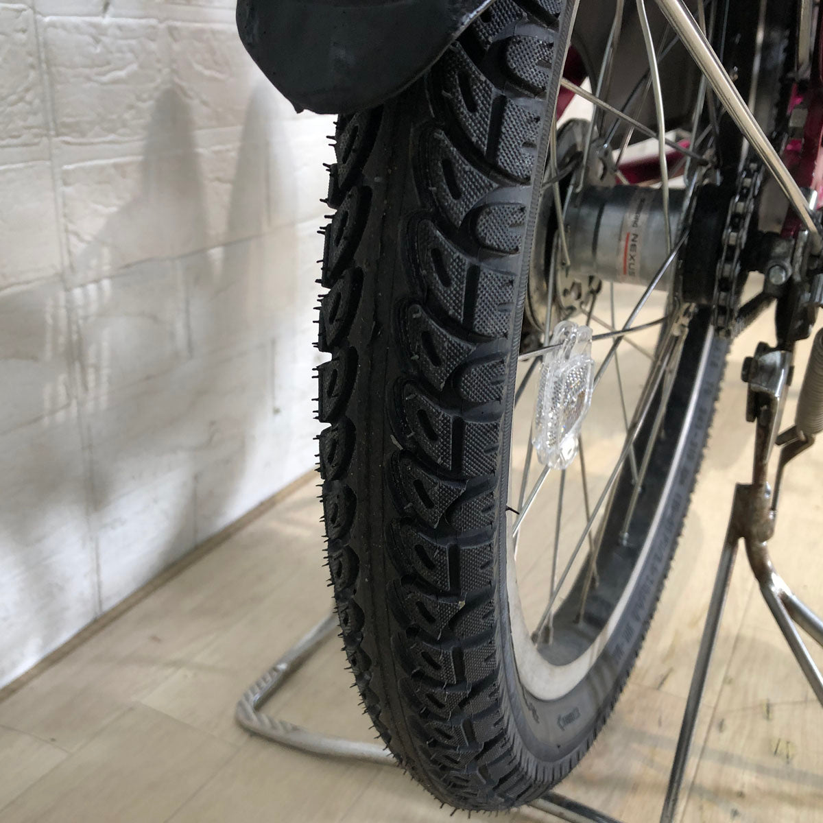 中古電動自転車 新品バッテリー ヤマハ PAS Kiss mini パス キッス ミニ ピンク 20インチ YB025